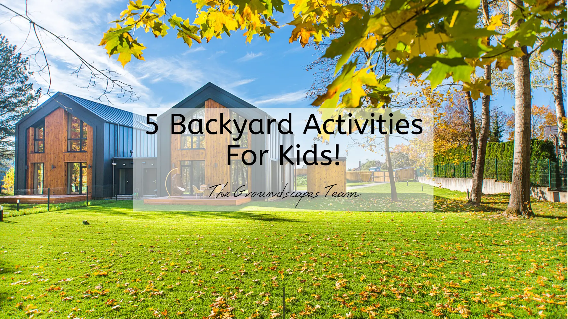 5 Backyard Activities For Kids!