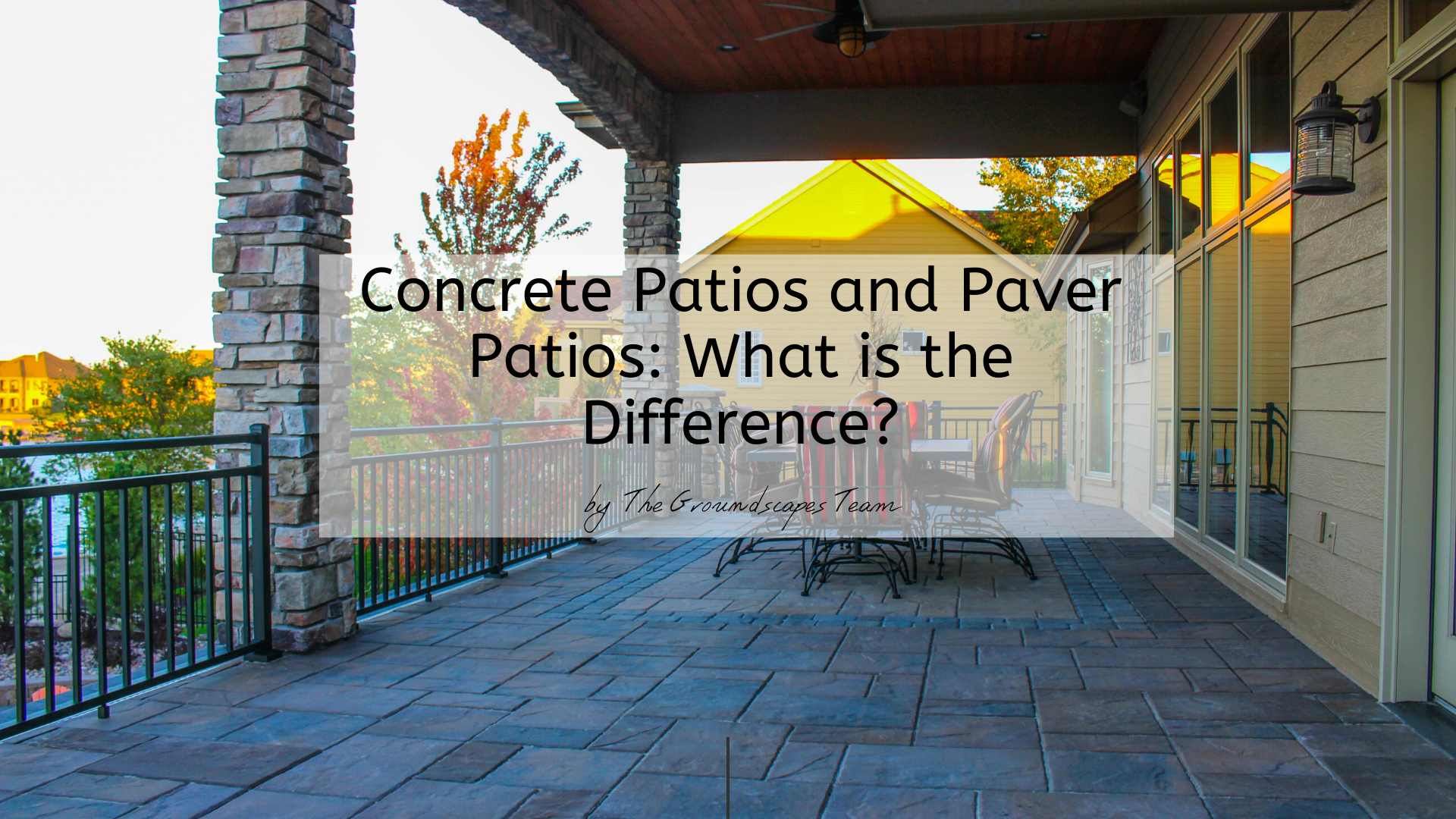 Concrete Patios and Paver Patios: What is the Difference?