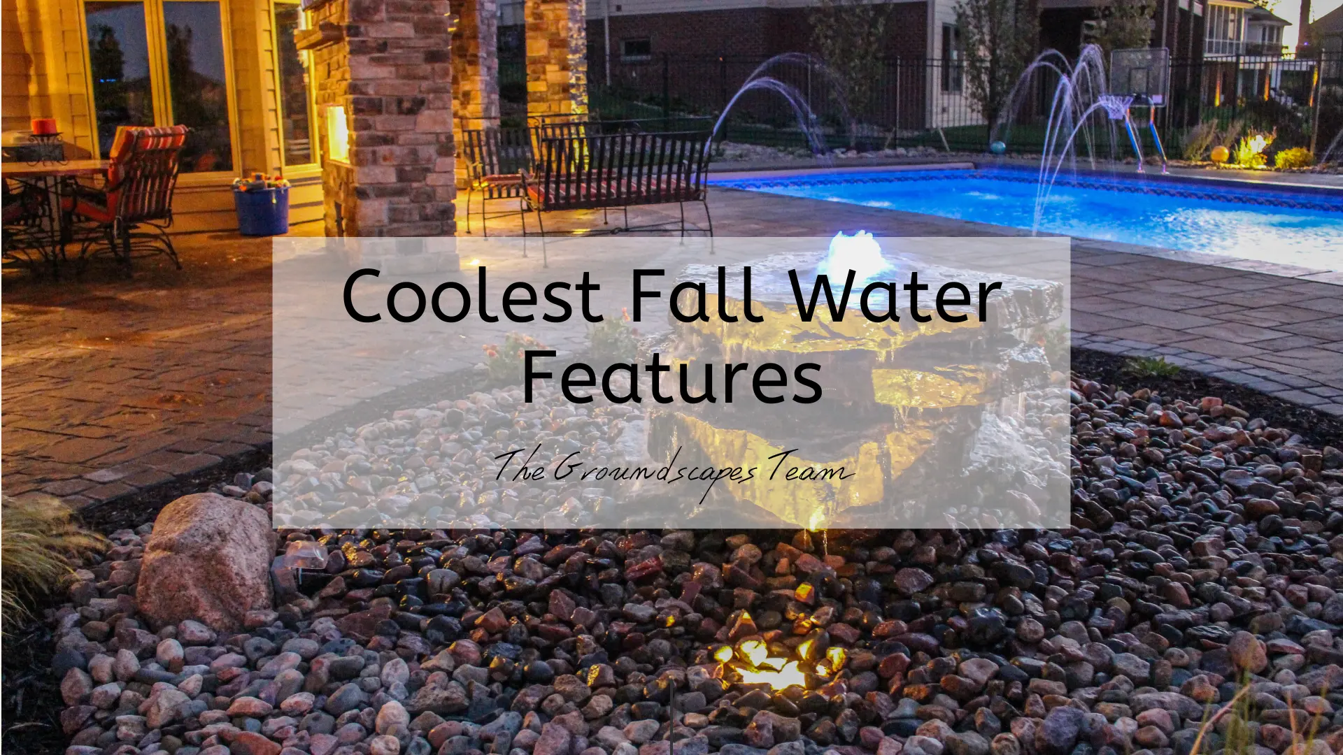 Coolest Fall Water Features